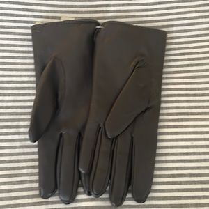 Rabbit lined gloves